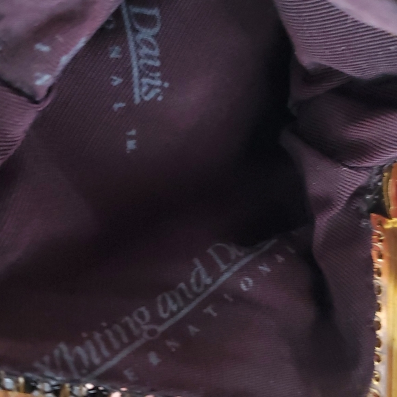 Whiting and Davis vintage black tiny evening purse - Picture 2 of 6